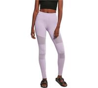Leggings URBAN CLASSICS "Urban Classics Damen Ladies Tech Mesh Leggings" Gr. S, US-Größen, lila (lilac) Damen Hosen (90676423-S) lilac