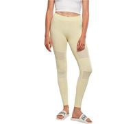 Urban Classics Damen Ladies Tech Mesh Leggings, softyellow, S