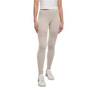 Urban Classics Damen Ladies Tech Mesh Leggings Yoga Pants, warmgrey, M