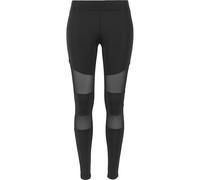 Urban Classics Damen Ladies Tech Mesh Rib Leggings, Black, M