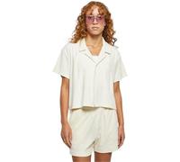 Urban Classics Ladies Towel Resort Shirt in Gr. L in Weiß