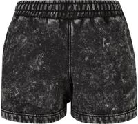 Urban Classics Damen Ladies Towel Washed Sweat Shorts Black-3XL