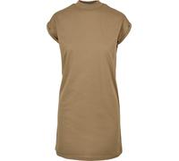 Urban Classics Ladies Turtle Extended Shoulder Dress in Gr. 3XL in Khaki