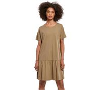 Urban Classics Tee Dress Valance – Damen – Gr. S – Khaki/Schwarz