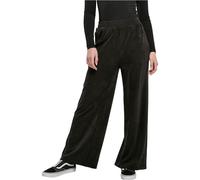 Urban Classics Damen Ladies Velvet Rib Straight Sweat Pants, Schwarz, L EU