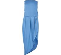 Urban Classics Damen Ladies Viscose Bandeau Dress Horizonblue-2XL
