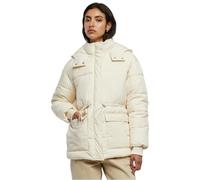Urban Classics, Winterjacke, Taillierte Pufferjacke, 100% Polyamid, Sandweiß, Gr. M, Damen