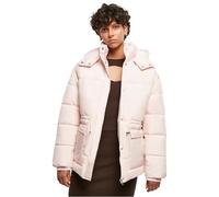 Urban Classics Ladies Waisted Puffer Jacket in Gr. S in Rosa