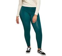 Urban Classics Ladies Washed Faux Leather Pants in Gr. XL in Grün