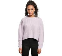 Urban Classics Ladies Wide Oversize Sweater Frauen Strickpullover schwarz