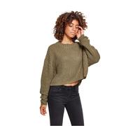 Urban Classics Ladies Wide Oversize Sweater in Gr. XL in Olive