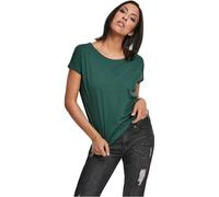 Urban Classics Damen Ladies Yarn Dyed Baby Stripe Tee T-Shirt, per Pack Mehrfarbig (darkfreshgreen/Black 02055), Small (Herstellergröße: S)