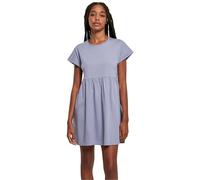 Urban Classics Damenkleid Ladies Organic Empire Valance Tee Dress – lässig, modern – Blau 5XL