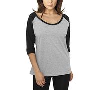 Urban Classics 3/4 Contrast Raglan Shirt XS Grey-Black (00119) Mehrfarbig XS