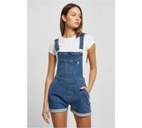 Urban Classics Damen Latzhose Ladies Organic Short Dungaree Clearblue Washed-L