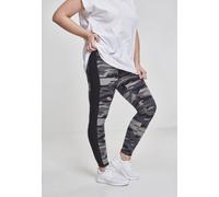 Urban Classics Damen Urban Classics Dames Camo Streep Leggings, Mehrfarbig (Dunkelcamo / Blk 00840), 3XL EU