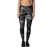 Urban Classics Ladies Camo Stripe Leggings Damen-Leggings - darkcamo schwarz 4XL
