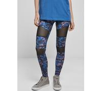 Urban Classics Damen-Leggings Camo Tech Mesh – Digital Duskviolet Camo – Größe S