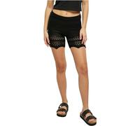 Urban Classics Ladies Crochet Knit Shorts in Gr. 5XL in Schwarz