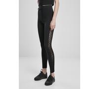 Urban Classics Ladies Flock Lace Stripe Leggings Black 4XL