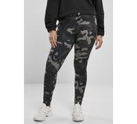 Urban Classics Damen-Leggings High Waist Camo Tech – slim fit, schwarzcamouflage S
