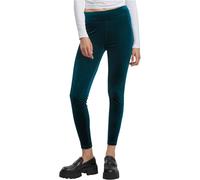 Urban Classics Damen Leggings High Waist Velvet Petrol Größe L