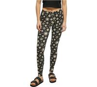 Urban Classics Damen Leggings Ladies Soft AOP Leggings blacksun 4XL