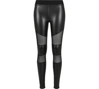 Urban Classics Frauen Legging Tech Mesh Faux in schwarz XL schwarz