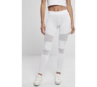 Urban Classics Leggings Ladies Tech Mesh – Damen, Weiß, Größe L
