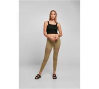 Urban Classics Damen Leggings Ladies Laces Inset Khaki Größe S