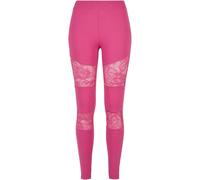 Urban Classics Damen Leggings mit Schnürung leuchtend violett