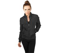 Urban Classics Damen Leichte Jacke Ladies Diamond Quilt Nylon Jacket Black-M