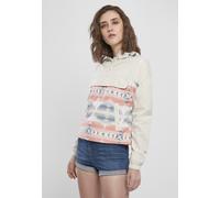 Urban Classics Damen Leichte Jacke Ladies Extended Shoulder Pull Over Jacket Offwhite/Summerinka-S