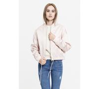 Urban Classics Damen Leichte Jacke Ladies Satin Kimono Blouson Light Pink-XS