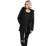 Urban Classics Damen Leichte Jacke Ladies Sherpa Jacket Black-XL