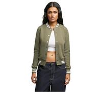 Urban Classics Damen Ladies College Sweat Jacket XXL Olive/Olive
