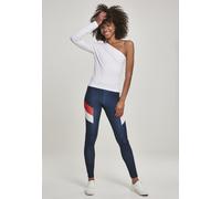 Urban Classics Ladies Asymmetric Longsleeve in Gr. L in Schwarz