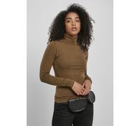 Urban Classics Damen Longsleeve Ladies Basic Turtleneck LS Black-XXL