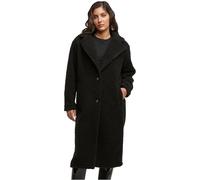 Urban Classics Ladies Teddy Long Coat Mantel schwarz in S