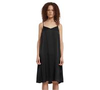 Urban Classics Viscose Satin Slip Kleid in Gr. M in Schwarz