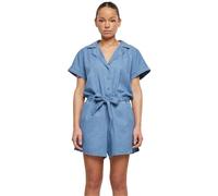 Urban Classics Damen TB6837-Ladies Light Denim Resort Jumpsuit, SkyBlue Washed, S