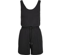 Urban Classics Curvy Damen Jumpsuit schwarz, Größe XXXL, 6877800 Schwarz 4XL