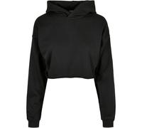 lässiger Urban Classics Damen Hoodie Kapuze 300 g/m² mit Baumwolle Schwarz S