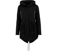 Parka URBAN CLASSICS "Urban Classics Damen Ladies Sherpa Lined Cotton Parka" Gr. M, schwarz (black) Damen Jacken Parkas (26214331-M)