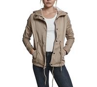 Urban Classics Damen Parka Parka Ladies Basic Cotton TB1820, Gr. X-Large, Beige (Sand 208)