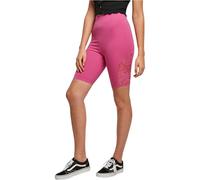 Urban Classics Damen Radlerhose Ladies High Waist Lace Inset Cycle Shorts, Farbe brightviolet, Größe L