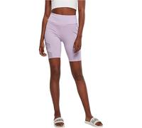 Urban Classics Damen Ladies High Waist Tech Mesh Cycle Shorts, Lilac, XL