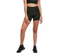 Urban Classics Ladies Recycled High Waist Cycle Hot Pants Frauen in Gr. 4XL in Schwarz