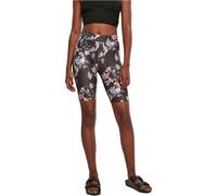 Urban Classics Ladies Soft AOP Cycle Shorts in Gr. S in Schwarz