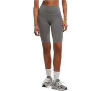 Radlerhose URBAN CLASSICS "Urban Classics Ladies Cycling Short Ladies Cycling Short", Damen, Gr. S, US-Größen, senior grau, 80% Nylon, 20% Elasthan, unifarben, skinny fit, Hosen (16364833-S) senior gr